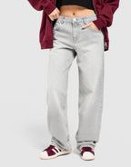 Mid-Rise Loose Jeans