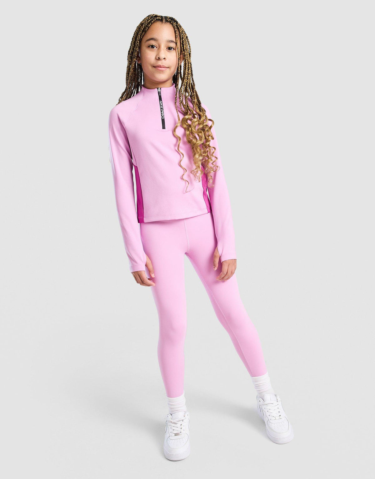 Girls' Pro Dri-FIT 1/2 Zip Top Junior's