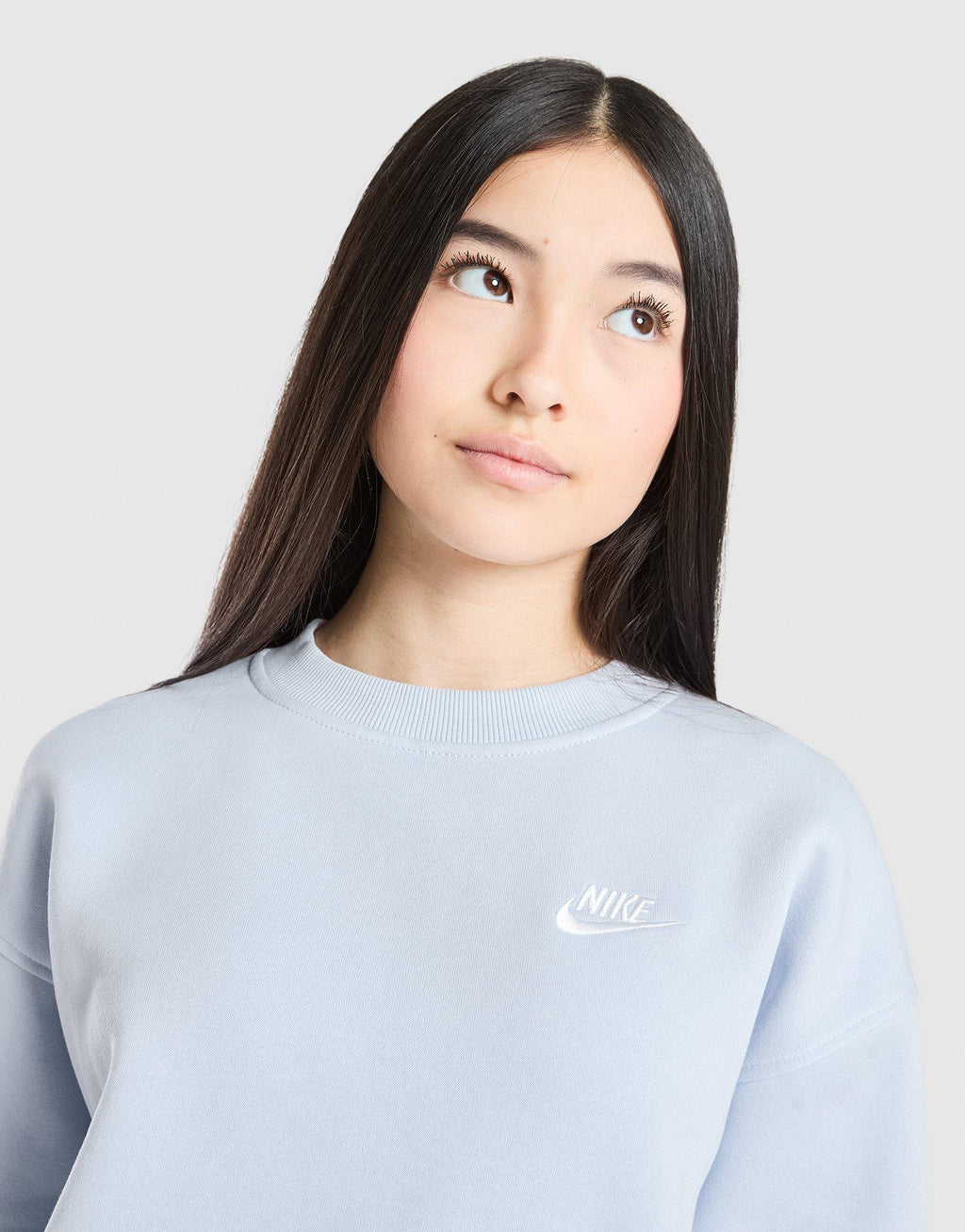 Girls' Club Oversized Crew Sweatshirt Junior