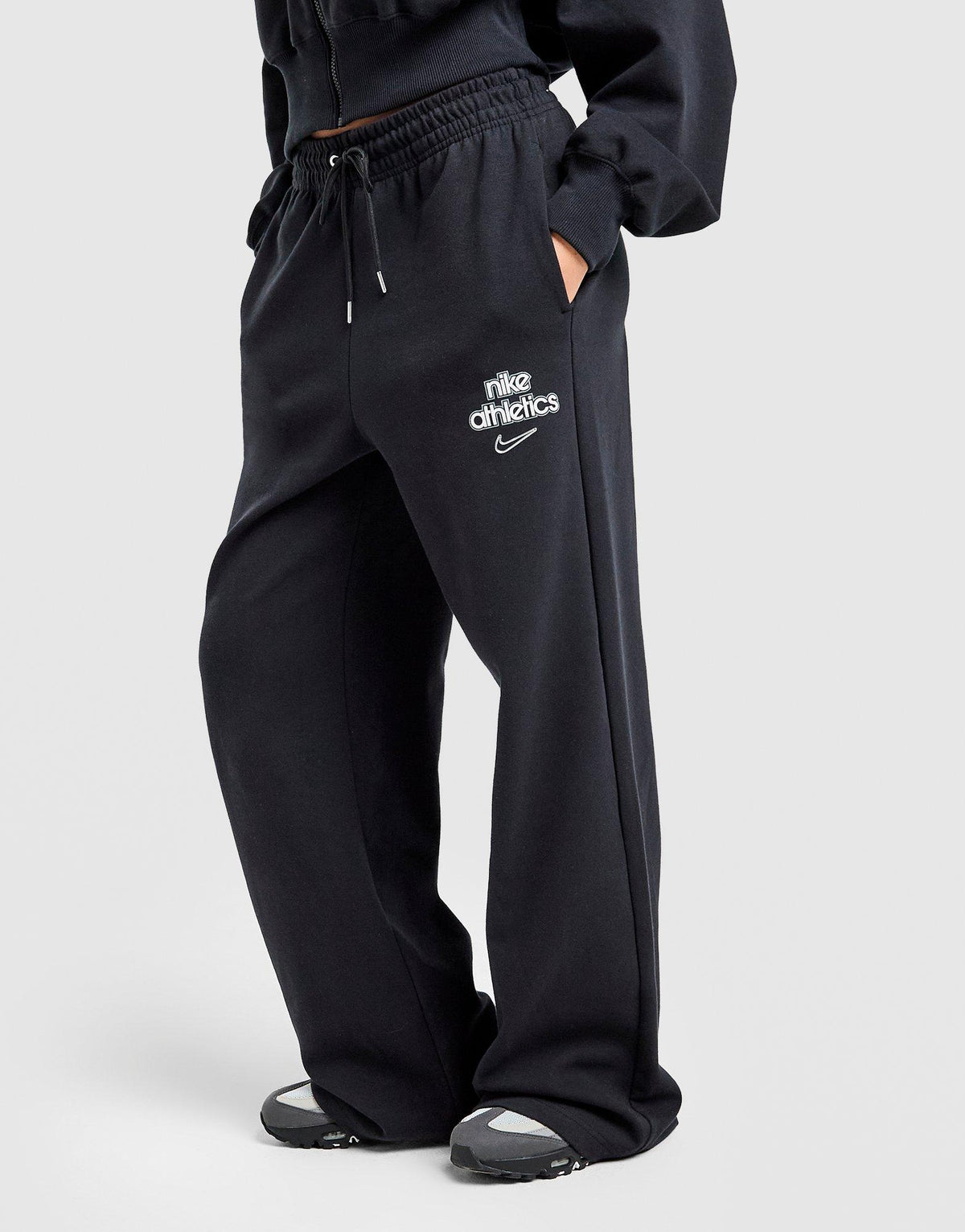 Swoosh Wide Leg Track Pants
