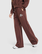Graphic Swoosh Wide Leg Joggers