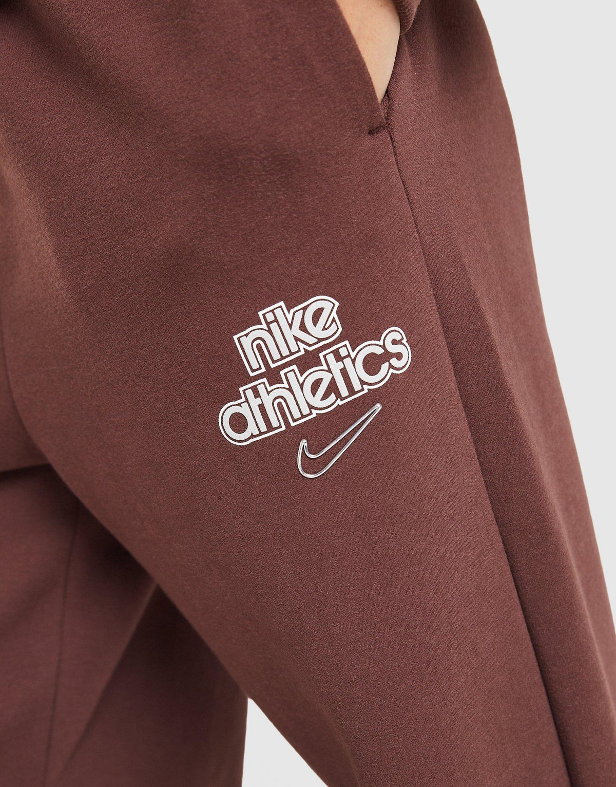 Graphic Swoosh Wide Leg Joggers