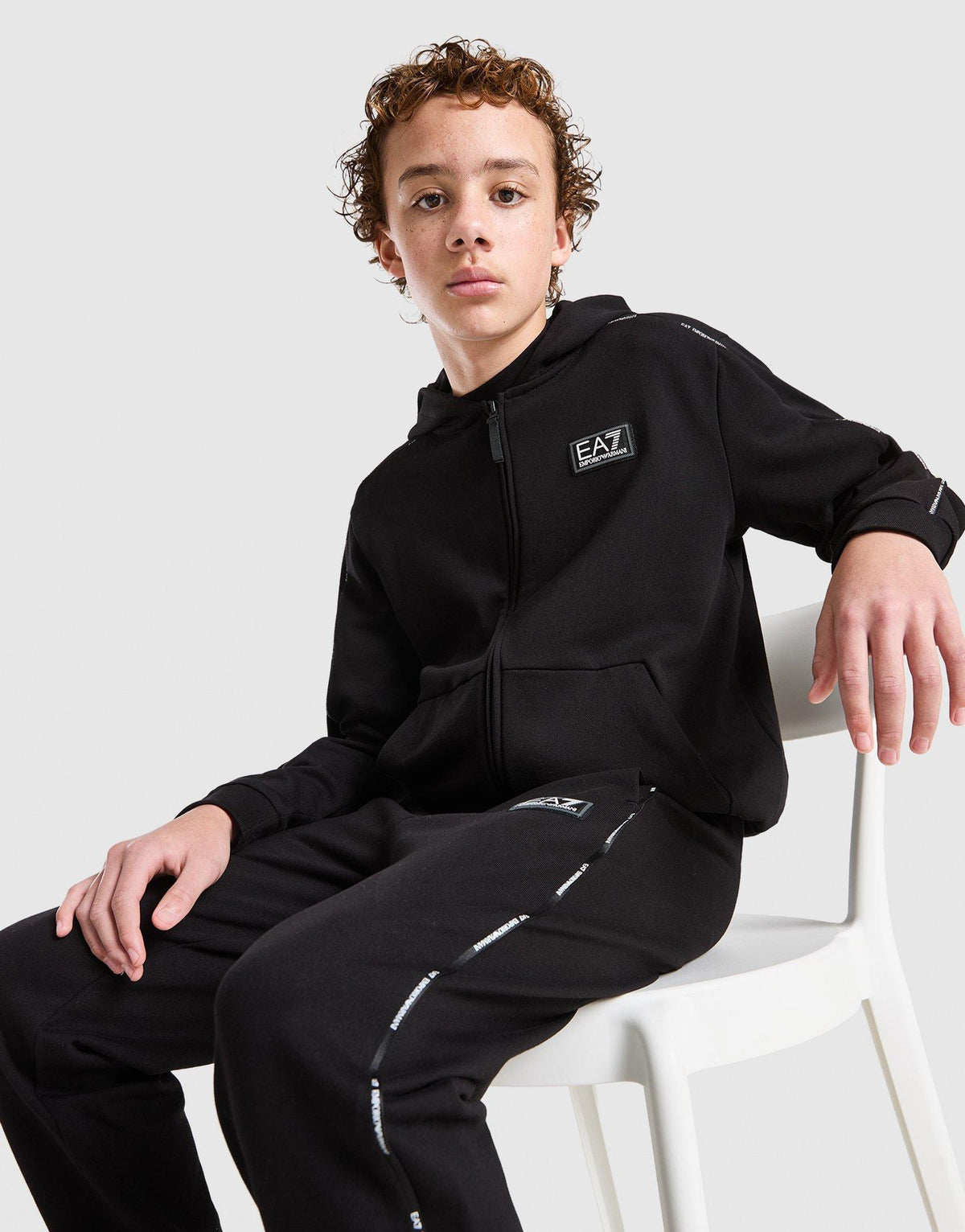 Tape Full Zip Hoodie Junior