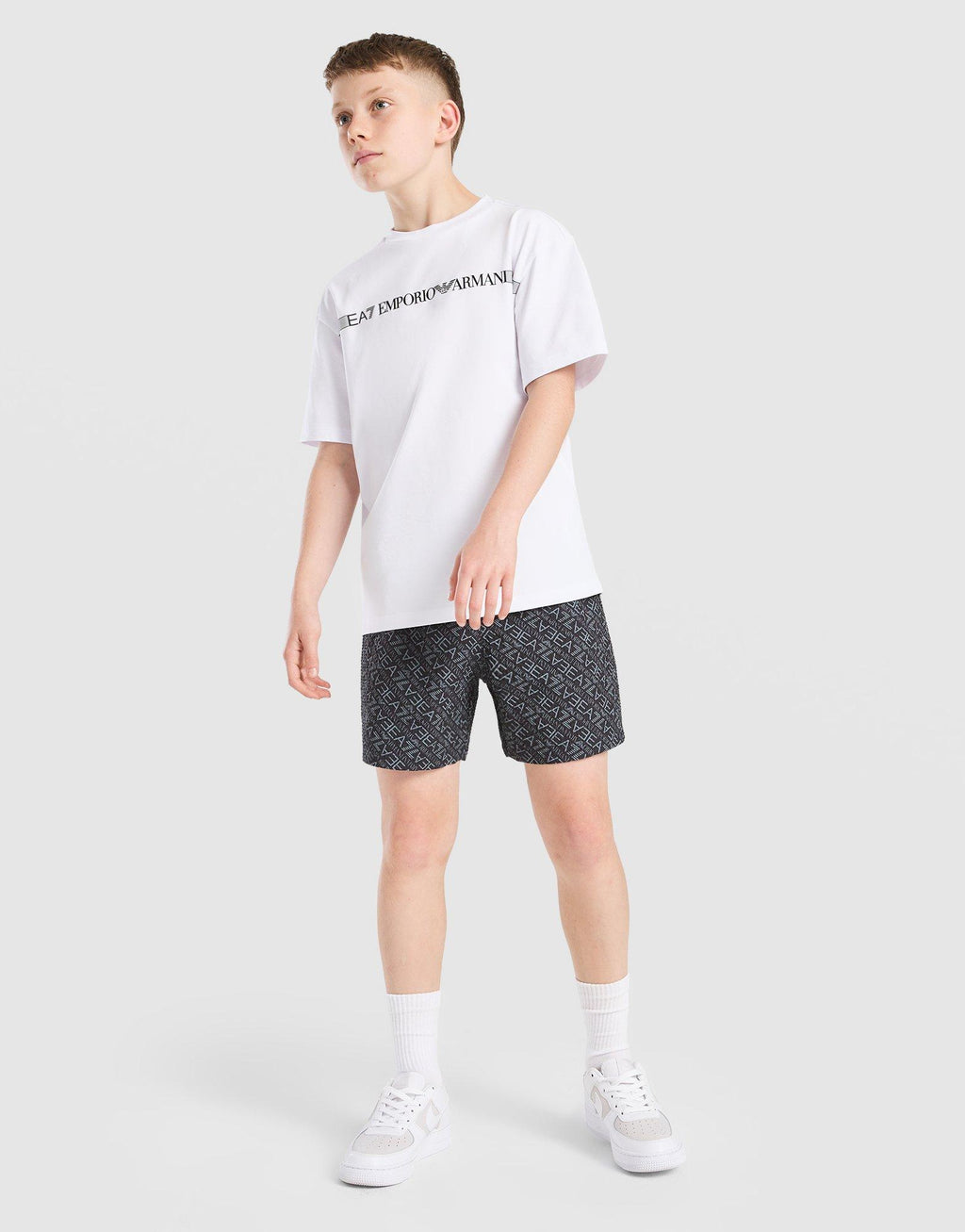 Graphic Monogram Swim Shorts Junior