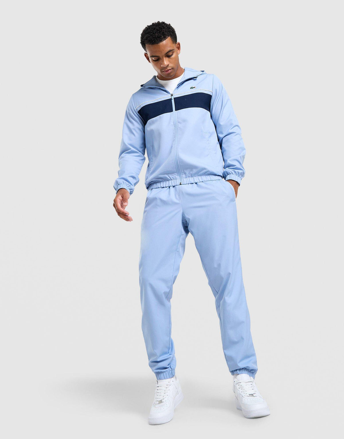 Colour Block Hooded Tracksuit