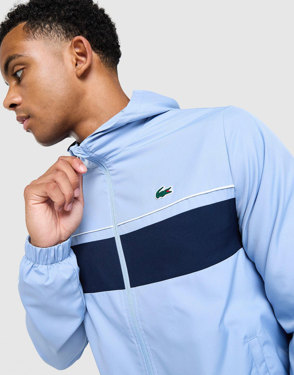 Colour Block Hooded Tracksuit