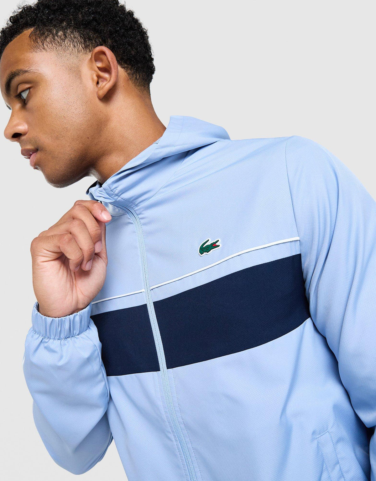 Colour Block Hooded Tracksuit