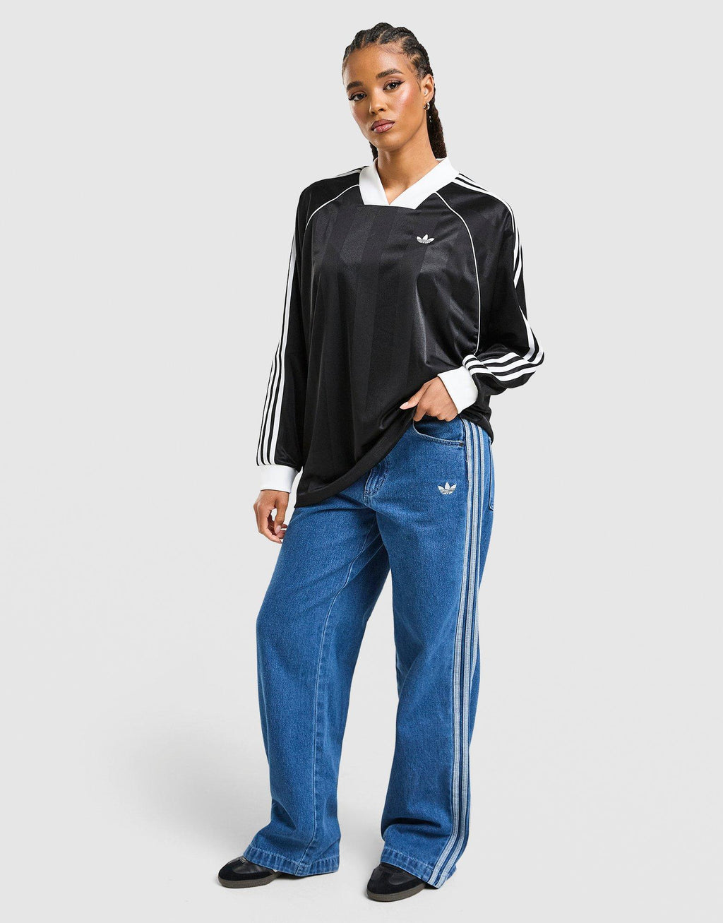 Long Sleeve Oversized Football Top