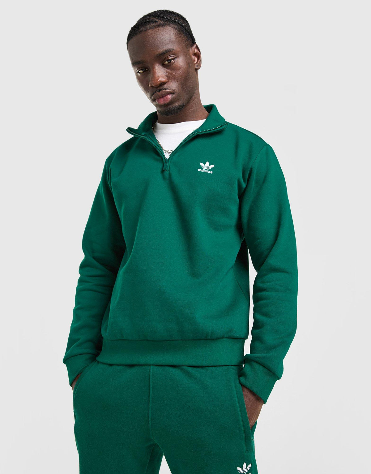 Trefoil Essentials 1/4 Zip Sweatshirt