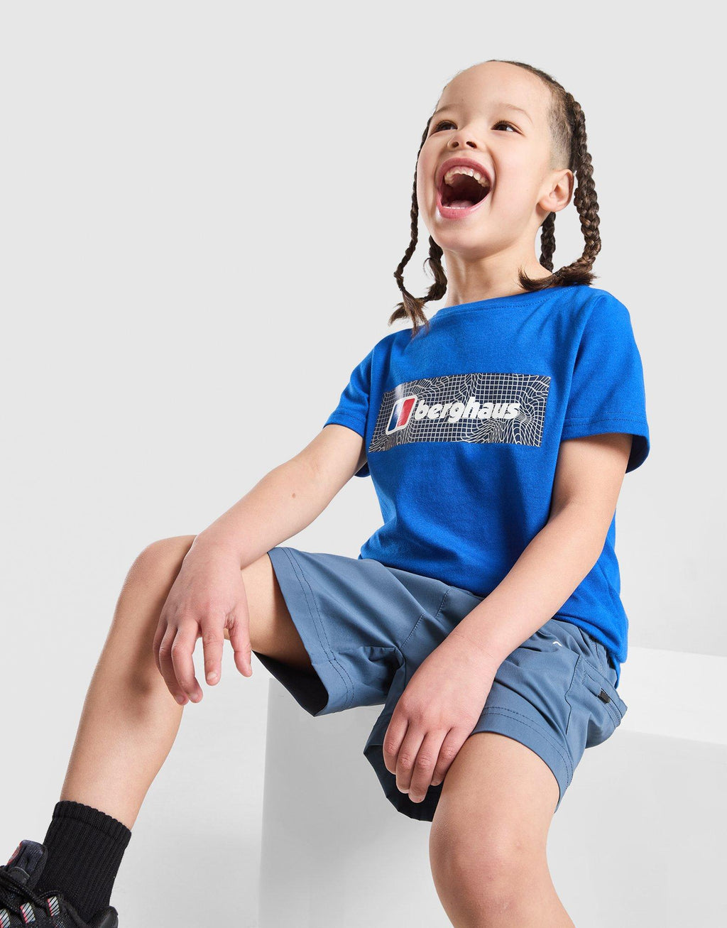Grid T-Shirt/Shorts Set Children