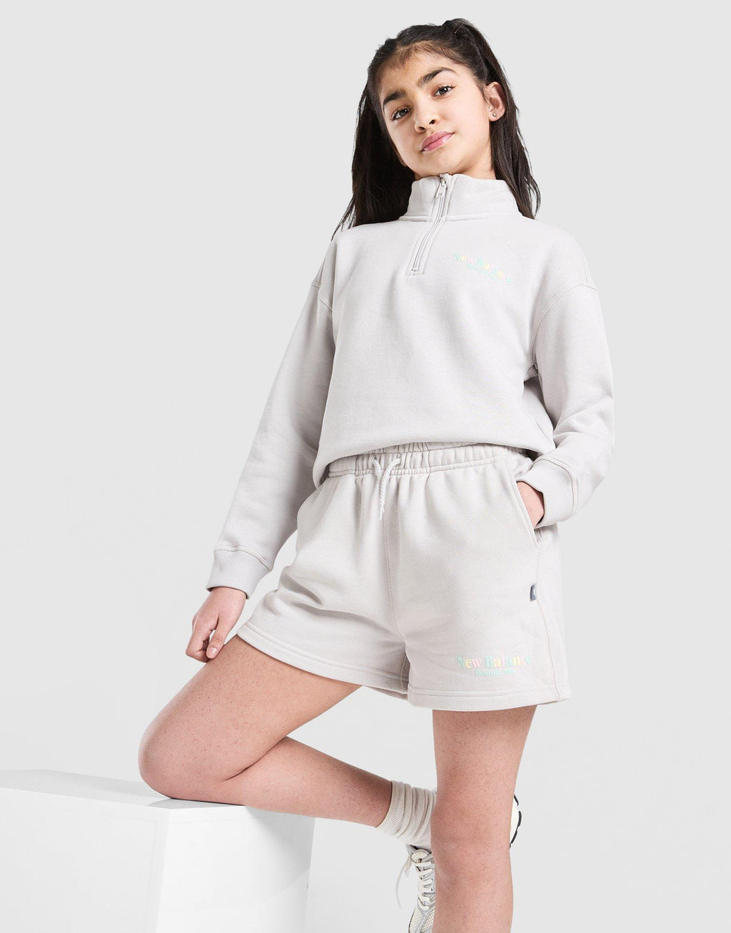 Girls' Tonal Logo Shorts Junior