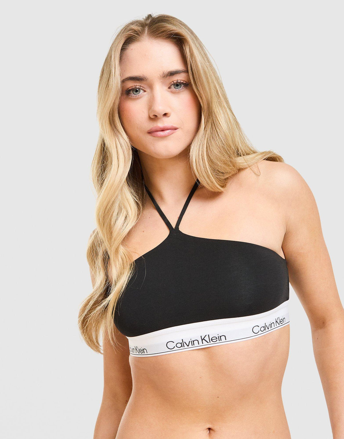 Icon Cotton Halter Bralette