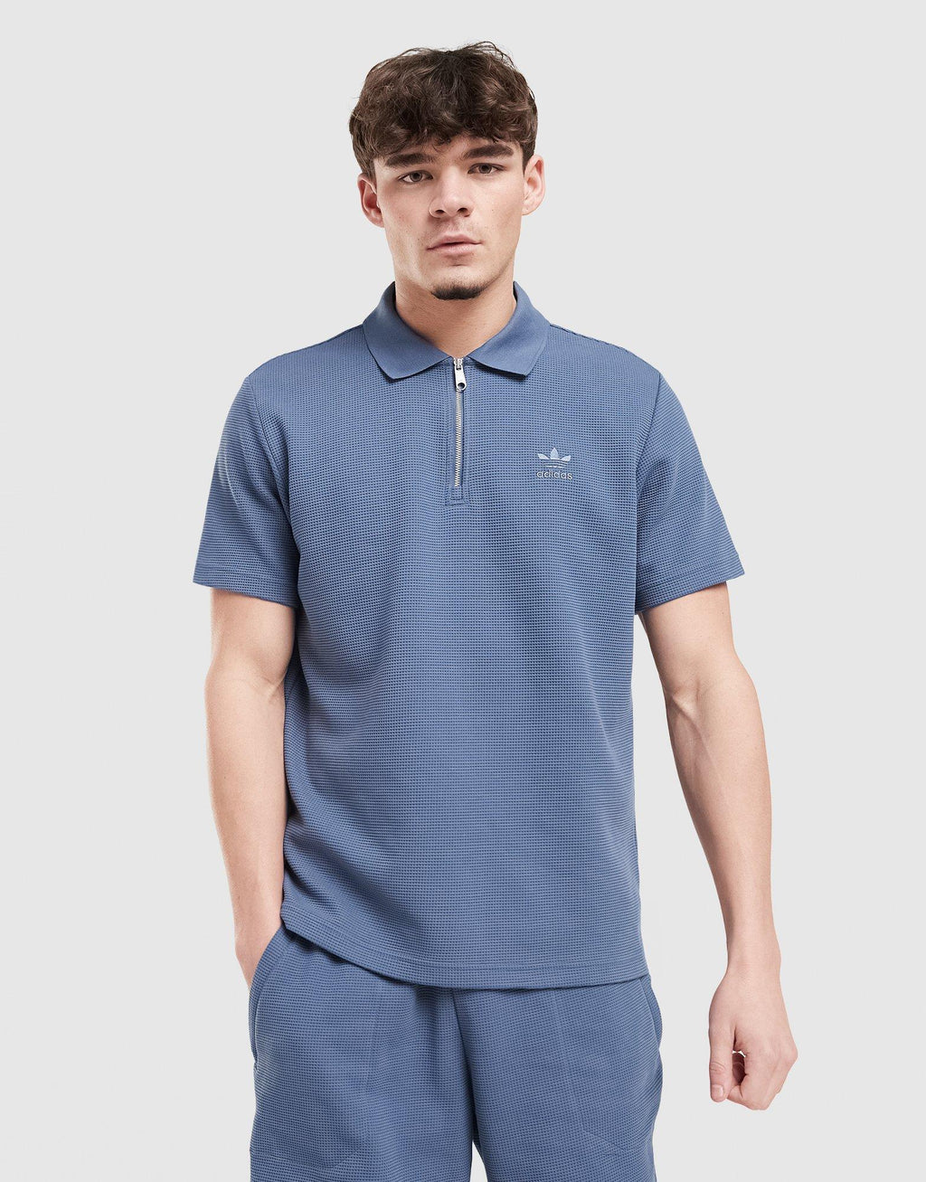 Waffle Polo Shirt