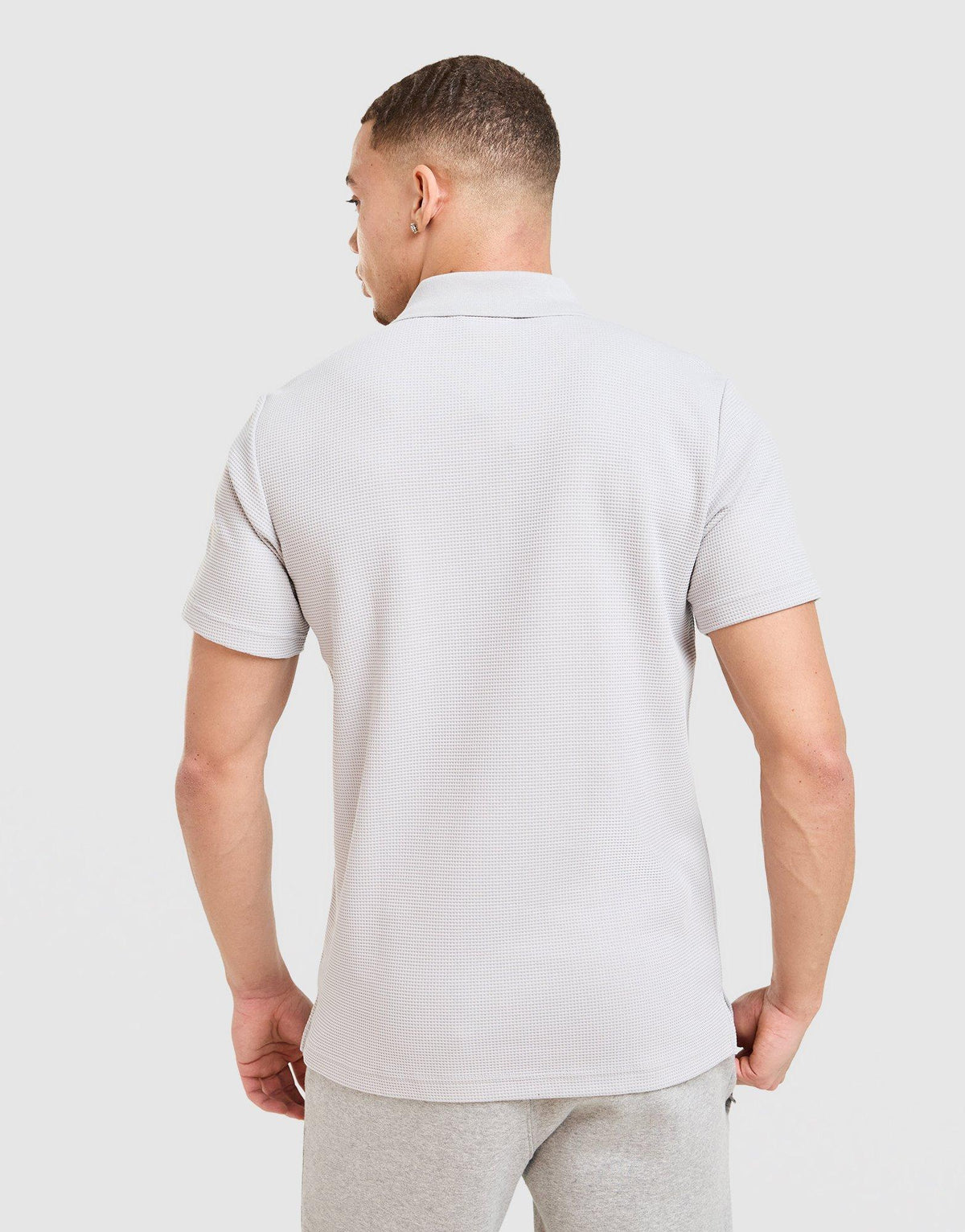 Waffle Polo Shirt