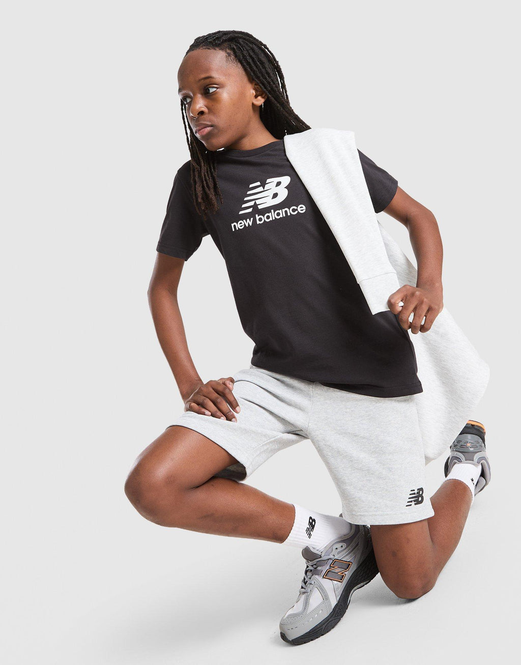 Large Logo T-Shirt/Shorts Set Junior