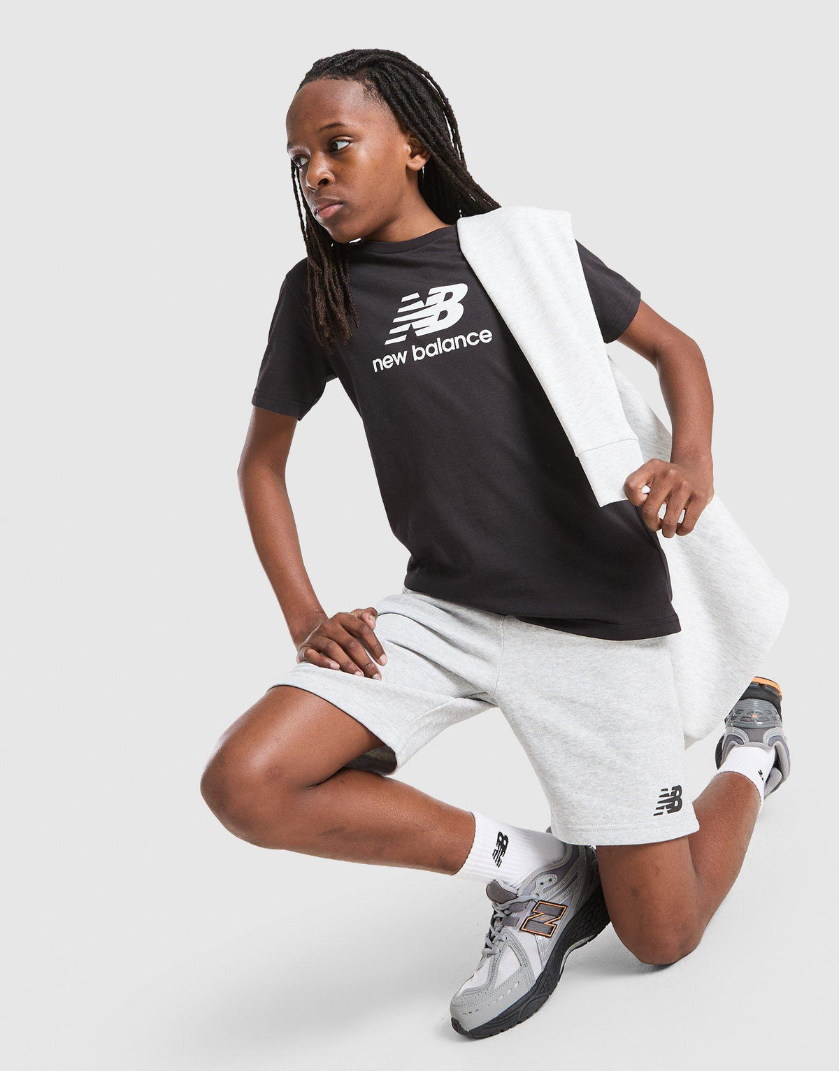 Large Logo T-Shirt/Shorts Set Junior