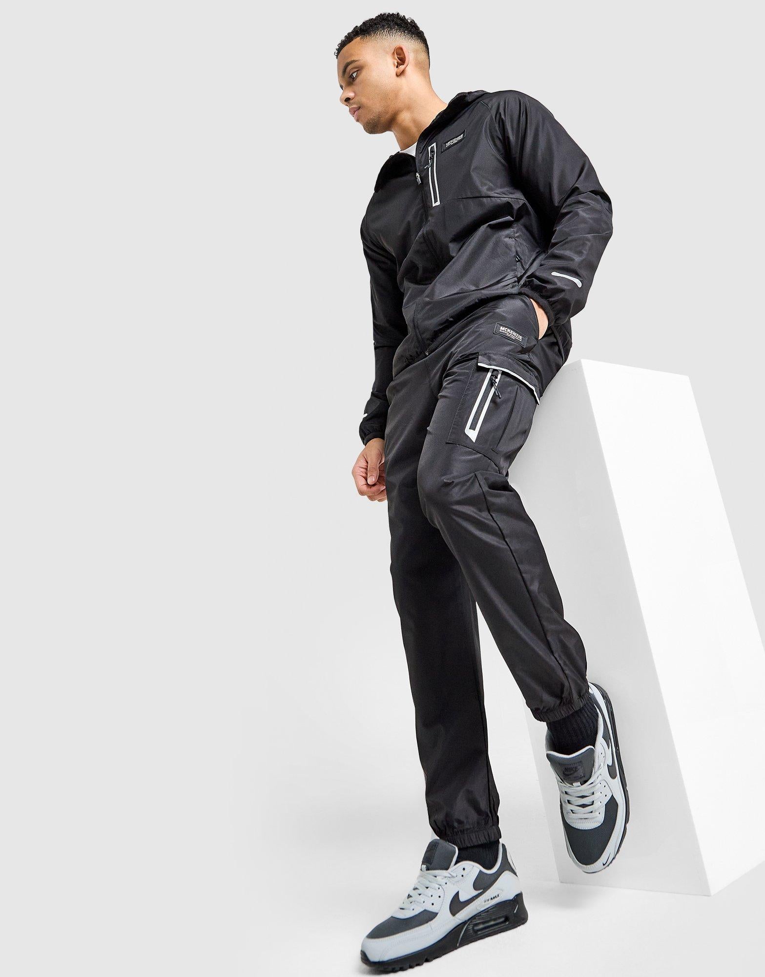Black Mckenzie Fort Woven Cargo Pants - JD Sports Australia