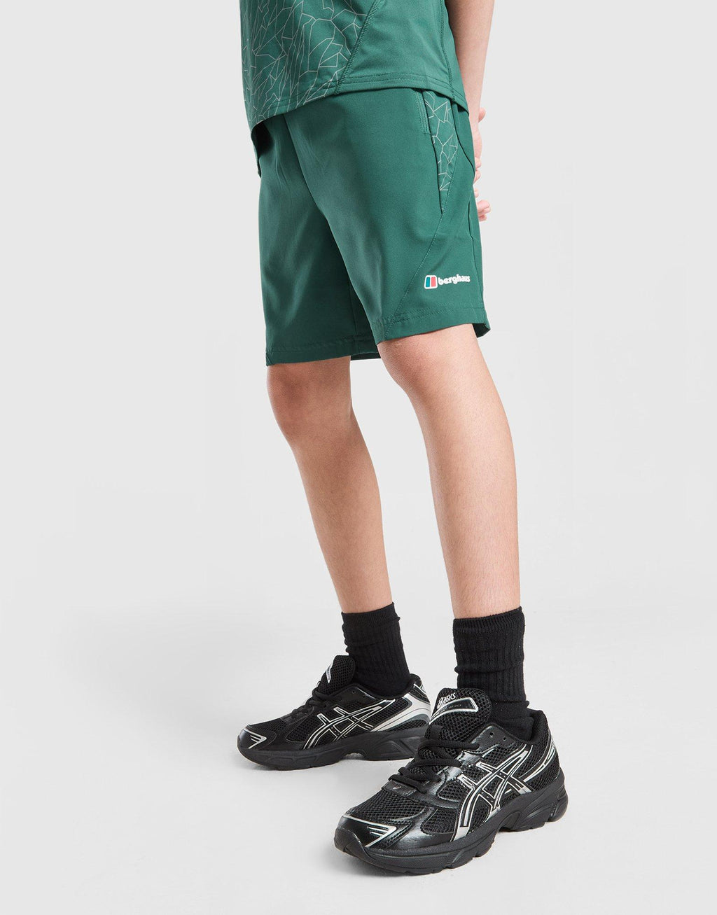 All Over Print Grid Shorts V2 Junior