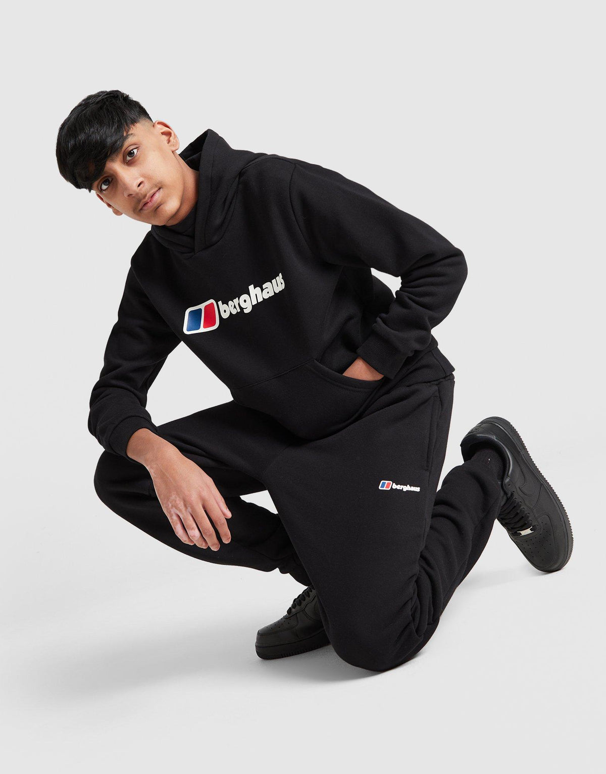Large Logo Hooded Tracksuit Junior