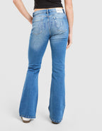 Low Rise Diamante Denim Jeans