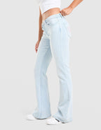 Low Rise Diamante Crown Denim Jeans