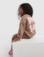 Girls' Mix Crew Tracksuit Infant
