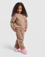 Girls' Mix Crew Tracksuit Infant