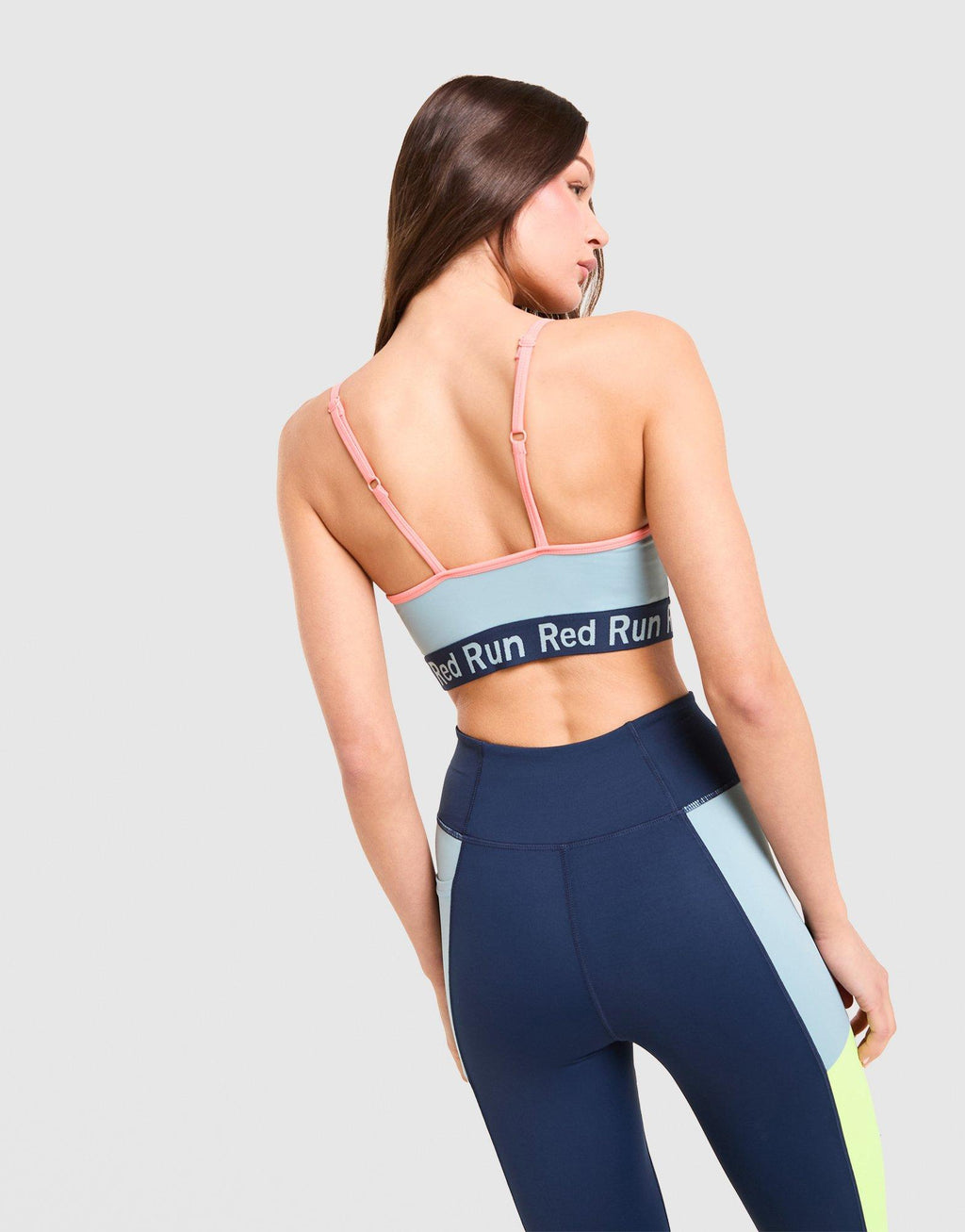 Azure Strappy Sports Bra