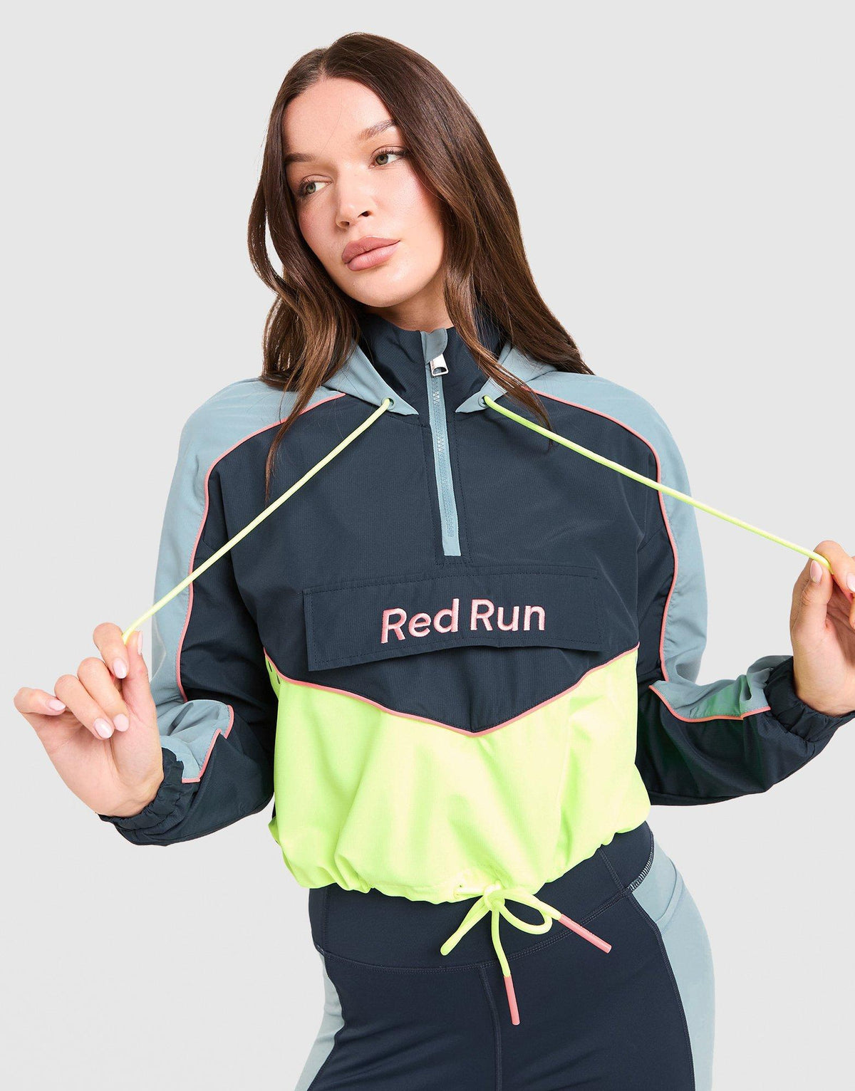 Azure Cropped Windbreaker