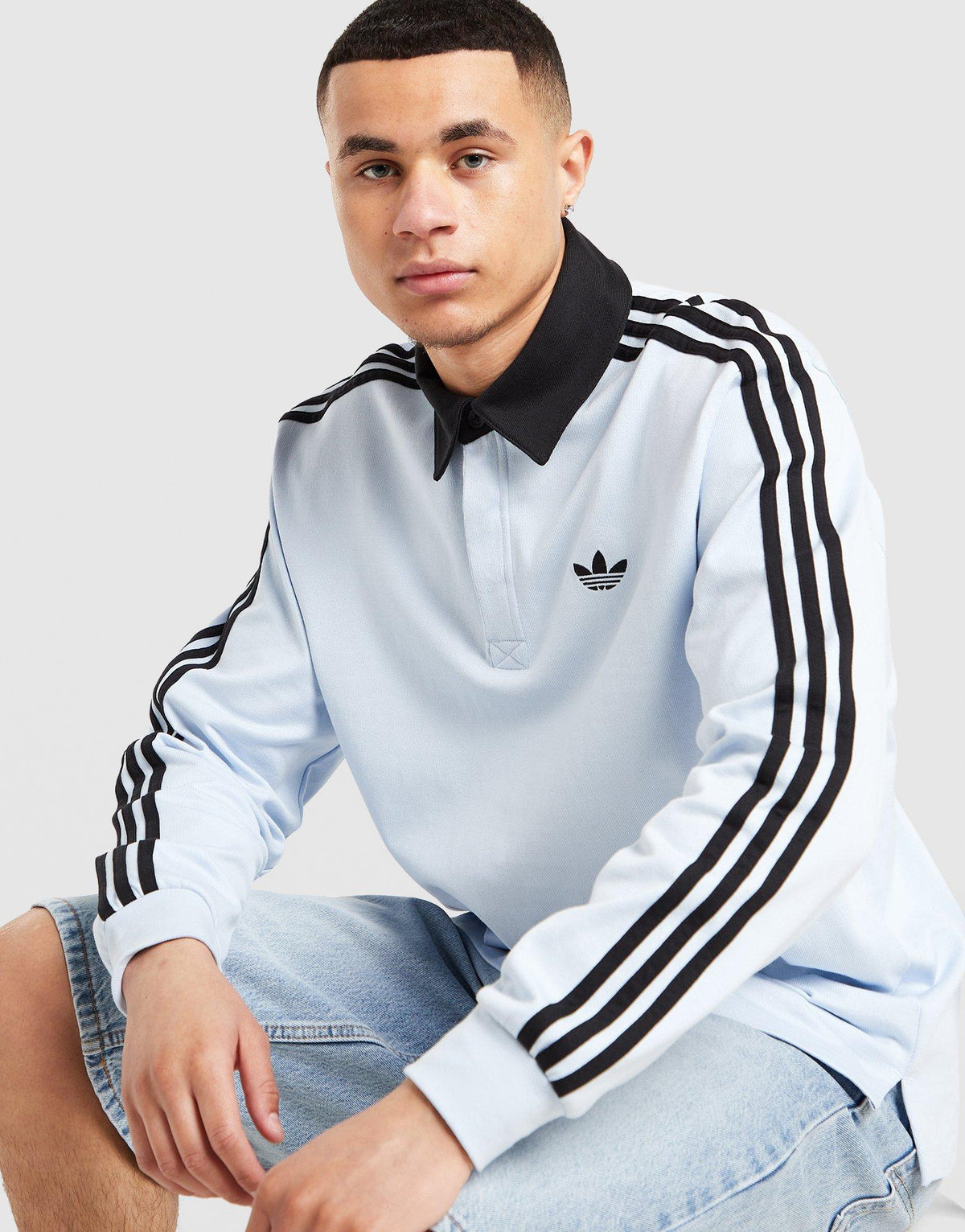 3-Stripes Rugby Polo Shirt