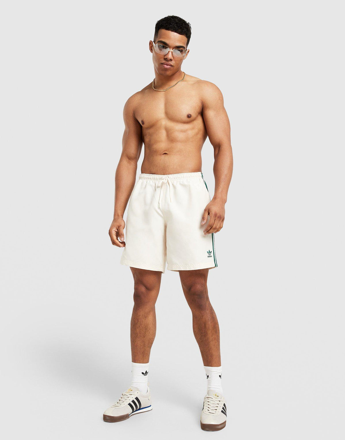 3-Stripes 8" Swim Shorts