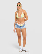 Lemon Charm Bikini Top
