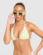 Lemon Charm Bikini Top