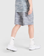 Camo All Over Print Shorts Junior