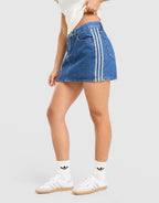 3-Stripes Denim Skirt