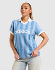 3-Stripes Denim Football T-Shirt