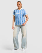 3-Stripes Denim Football T-Shirt