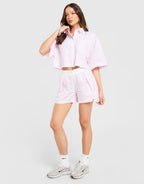 Chill Poplin Stripe Shorts
