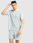 3-Stripes Waffle Knit Polo Shirt