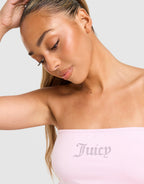 Diamente Longline Bandeau Top