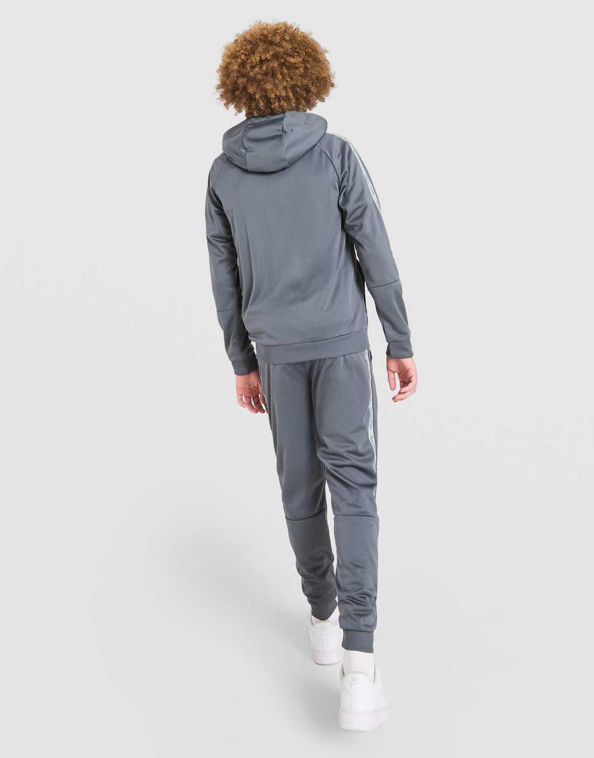Fade Poly Hooded Tracksuit Junior