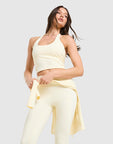 Sculpt Halter Neck Tank Top