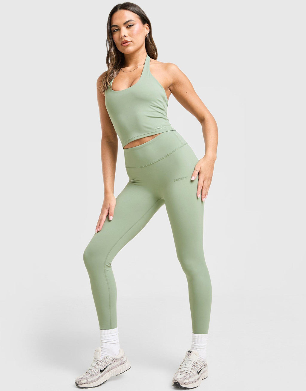 Sculpt Halter Neck Tank Top
