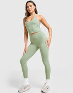 Sculpt Halter Neck Tank Top