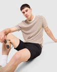 Stripe Knit T-Shirt