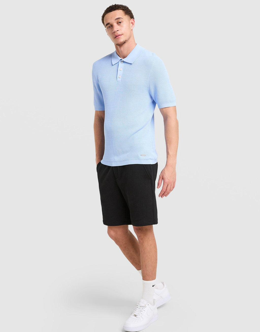 Knit Polo Shirt
