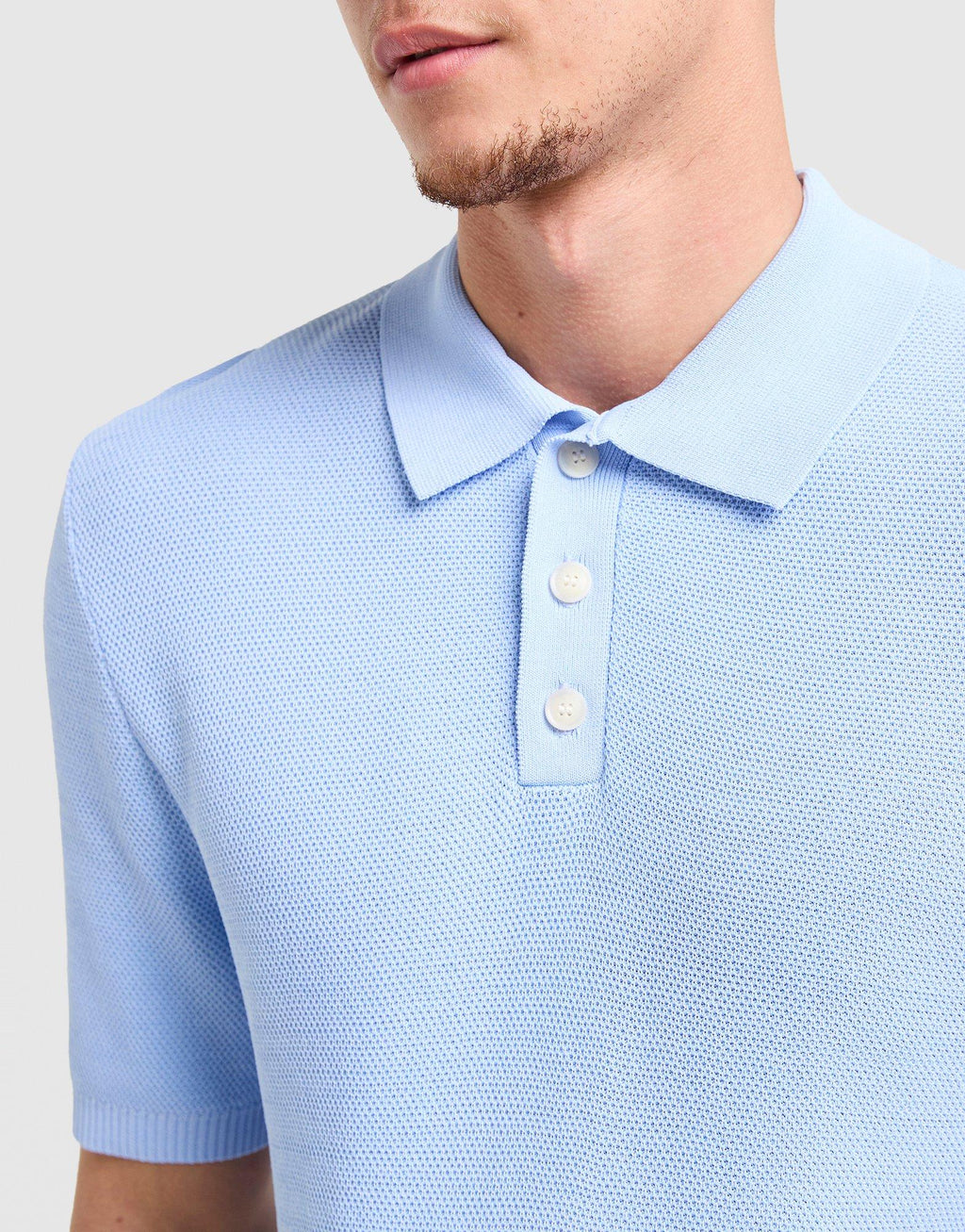 Knit Polo Shirt