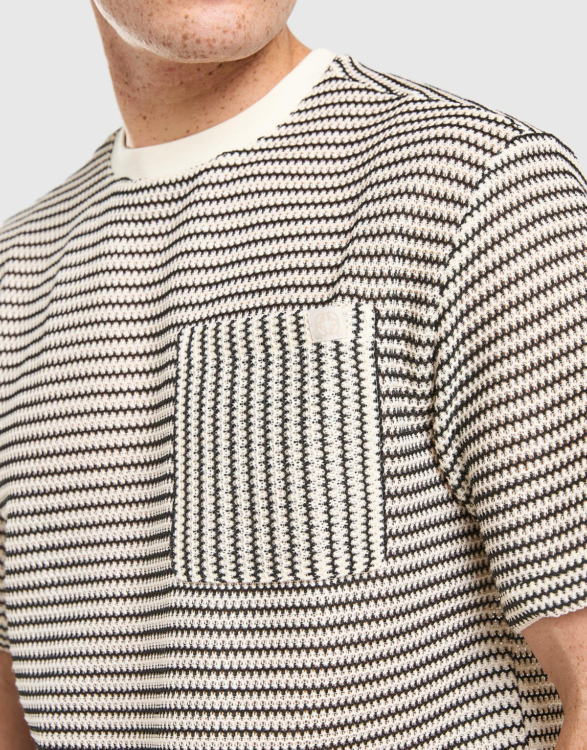 Knit Pocket T-Shirt