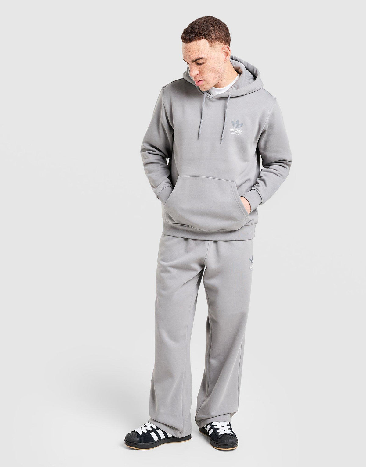 Trefoil Bubble Oversized Hoodie