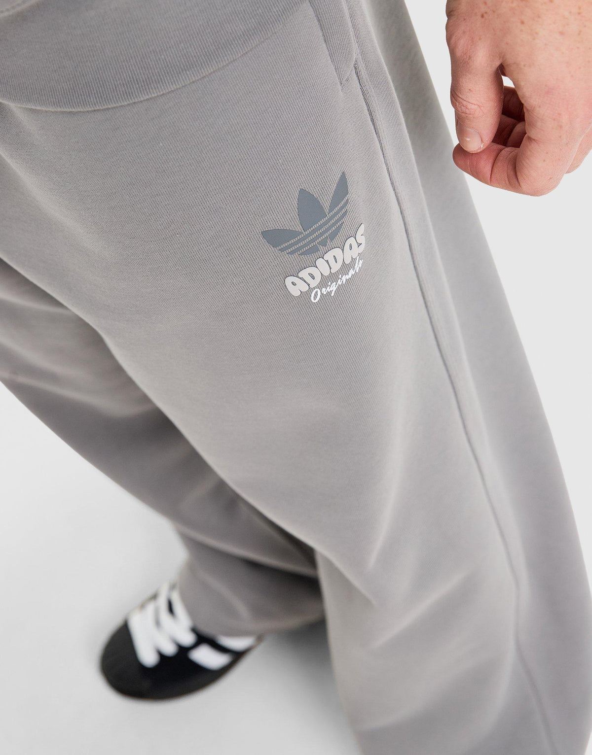 Trefoil Bubble Open Hem Joggers